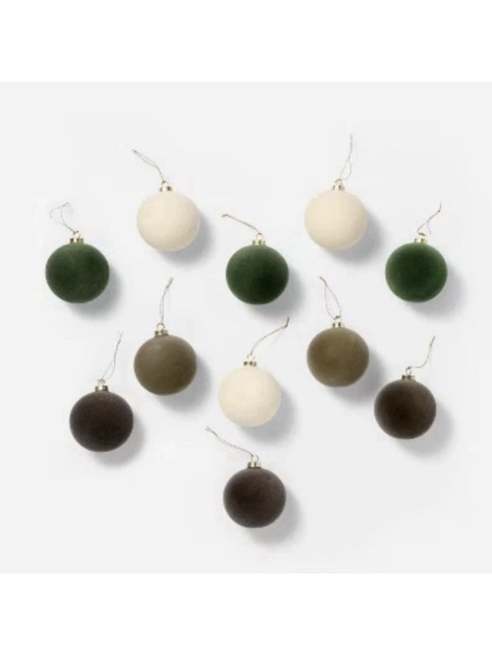 Threshold™ with Studio McGee Round Velvet Decorative Ornaments  Set of 11‎ NWT